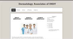 Desktop Screenshot of indianaderm.com
